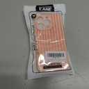 2 x Compatible with iPhone 15 Pro Case Cute Aesthetic Striped Phone Case for Girls Women,Soft Silicone Shockproof Protective Designed for iPhone 15 Pro Case -Pink