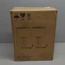 Kyrid 23.5'' Glass Table Lamp Set of 2 for Living Room with USB Ports and AC Outlets(Bulbs Included)