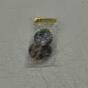 Parcelona French Onde Tortoise Shell Black and Savana Small 2 Celluloid Set of 3 Round Side Slide In Secure Grip Hair Claw for Women and Girls