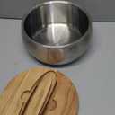 Gusto Nostro 4.1L Insulated Ice Bucket with Lid and Tongs, Double Wall Stainless Steel Ice Bucket Large, BPA Free Ice Bucket for Cocktail Bar, Keeps Champagne, Wine, Beer Chill for Parties (Silver)