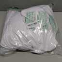 Cocktail Table Covers - 2 Pack 24"x 43" White Cocktail Table Tablecloth with Natural Wavy Round Skirt for Bar Wedding Party Banquet