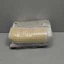 Over The Door Organizer 5 Tiers, Extra Large Behind Door Storage of 10 Compartments, 80 lbs Weight Capacity Hanging Storage Organizer with Clear Window Kids Toys, Shoes,Diapers, Braided Style