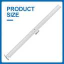 Tellegloww 2 Pack 36 Inch Center Finding Rulers Aluminum Metal Centering Ruler Tool Straight Edge for Woodworking Metal Work Construction and Around the Home