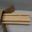 LazBlinds No Drill Bamboo Roman Shades, 26" W x 64" H, Star-Beige