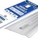 6" W x 1/4" H x 36" L - Commercial Aluminum Door Threshold(Mill Aluminum)- Door Saddle- ADA accessible Barrier Free- Fire Rated- Door Thresholds for Exterior Doors, B304A