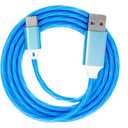 System-S USB 3.1 Cable 1m Type C Male to 2.0 A Male Blue 3 Pack