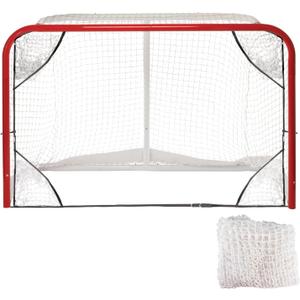 Hockey Net Replacement Compatible with EZ Goal,4 x 6-Feet,with 4 Removable Target Pockets,NET ONLY,NO Frame
