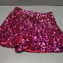 MANER Women's Sequin Shorts Sparkly Stretchy Night Out Party High Waisted Shorts L