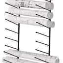 Blueprint Storage Rack,16-Tier Metal Poster Display Rack Wall Mount Blueprint Holder for Office Construction Engineering Vertical Poster Storage for Roll of Drawing Art Paper