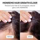 Hair Growth Serum with Turmeric, Caffeine & Biotin – Fast-Absorbing Hair Thickening Serum & Scalp Treatment for Men & Women – Lightweight Vegan Formula for Thinning, Weak Hair Regrowth