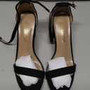 DREAM PAIRS Women's Chunk Low Heel Pump Sandals, Size: 6.5