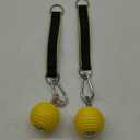 Climbing Pull Up Power Ball Hold Grips with Straps, Non-Slip Hand Grips Strength Trainer Exerciser for Bouldering, Pull-up, Kettlebells, Fitness, Workout