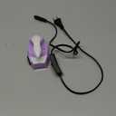 Honoson Mini Craft Iron Mini Heat Press Small Iron 3.93 x 2.36 x 2.76 in Portable Handy Tiny Flatiron with Charging Base Accessory for Fuse Bead Patch DIY Heat Transfer Vinyl(Light Purple)