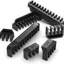 EZDIY-FAB Shield Cable Comb Kit for 16AWG, 18AWG PSU Cable Extension,Includes 4 x 24P + 16 x 8P + 8X 6P-Black