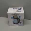 Chefman Electric Kettle, 1.8L 1500W, Hot Water Boiler, Removable Lid for Easy Cleaning, Auto Shut Off, Boil-Dry Protection, Stainless Steel Filter, BPA Free, Borosilicate Glass Electric Tea Kettle (Black)