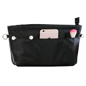 Lckaey Purse organizer insert for neverfull handbag is compatible with more similar brands of tote bag-nylon organizer 3055black-XS