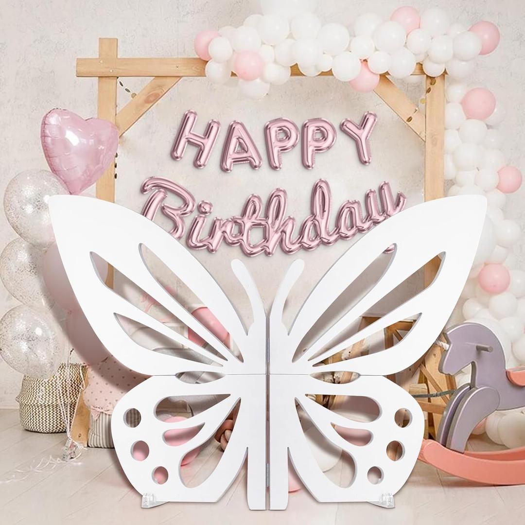 Large Butterfly Birthday Decorations - Mariposas Grandes para Decoracion de Cumpleanos - Big Butterflies Decorations, Giant Butterfly Decor for Baby Shower, Party Decorations