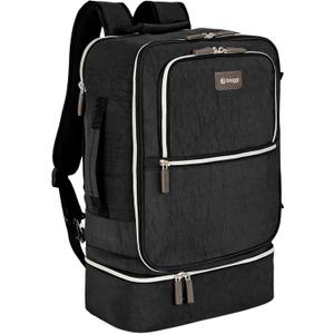 biaggi Carry Cube Backpack: TSA Approved Travel Bag with Removable Packing Cube, Lightweight & Durable for Personal Item Use (Black)