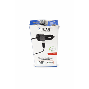 ZGear For USB C Adaptive Fast Charge Car Charger 30 Watts Total Power 