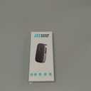 COMSOON Bluetooth Receiver for Car, Noise Cancelling 3.5mm AUX Bluetooth Car Adapter, Wireless Audio Receiver for Home Stereo/Wired Headphones, Hands-Free Call, 16H Battery Life - Black+Silver