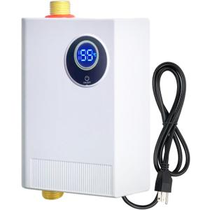 Tankless Water Heater Electric, 3000W Compact Water Heater Under Sink