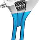Lichamp 8-Inch Stubby Adjustable Wrench with 44 mm Wide Jaw Opening for Plumbing Automotive and Industry Tight Spaces Work