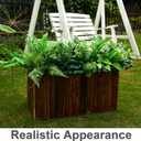 PARTY JOY 14 Bunches Fake Plants Outdoor, Fake Bushes UV Resistant Artificial Flowers Greenery Shrubs Faux Greenery for Outdoor Garden Patio Front Porch Yard Decor