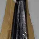 CorkLatta Black Shower Curtain Rod 31 to 80 Inch,1 Inch Diameter Adjustable Spring Tension Stainless Steel Telescoping Rod,Easy Install,No Rust