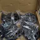 6 Inch Caster Wheels Heavy Duty Casters with Brake, Casters Set of 4 Loading 3000 Lbs, Locking Industrial Swivel Top Plate Casters Wheels for Furniture and Workbench Cart(Two Hardware Kits Included)