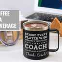 Onebttl Coach Gifts, Funny Gift Idea for Appreciation, Christmas, Birthday, 12oz Stainless Steel Insulated Travel Coffee Mug - Thanks Coach