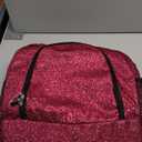 Cheer Backpack with Bow Keychain Cheerleading Glitter/Canvas Backpack Cheerleaders Gift Cheer Bags for Sport (Glitter,Hot Pink,Large)