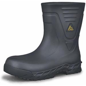 ACE Unisex Slip-Resistant Work Boots - Water-Resistant, Non-Slip Industrial Safety Boots for Men & Women with Soft Toe or Composite Toe - Bullfrog Pro II, 13 Women/11 Men, Black Pro (Ct)