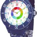 Kids Watch Analog for Boys Girls, Childrens Waterproof Soft Strap Kids Time Teaching Quartz Wristwatch for Ages 5-15.