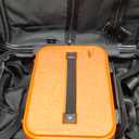 Hard Shell Luggage Sets with Spinner Wheels 4 Piece, Expandable Large Suitcases with TSA Lock, Travel Large Suitcase Set, Navy Luggage Set (Orange)