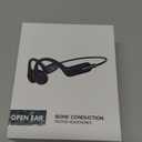 Rumatas Bone Conduction Headphones, Swimming Headphones Underwater Open Ear Builtin 32GB Memory IPX8 Waterproof for Swimming, Running, Cycling, Black