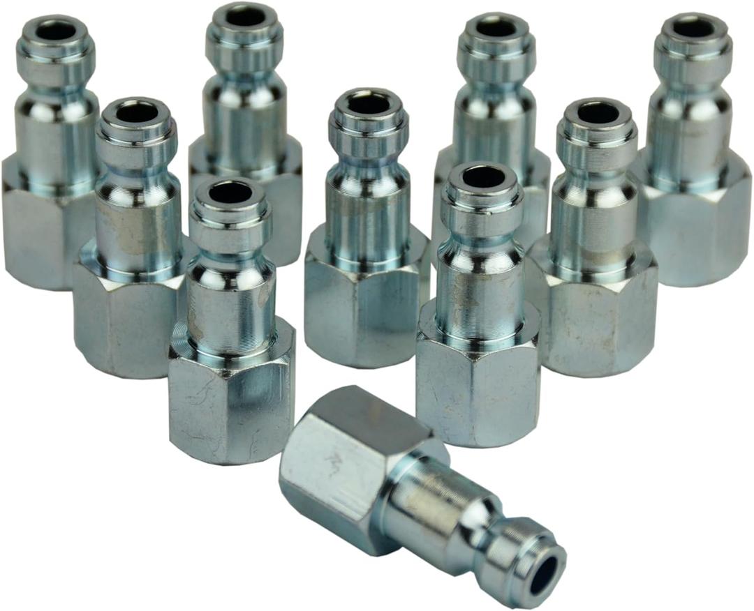 Hot Max 28131 Tru-Flate 1/4-Inch x 1/4-Inch Female NPT Plug, 10-Pack