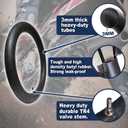 PIVOTRAX-110/90-19 (4.50 X 19) or 120/90-19 Heavy Duty Motorcycle Tube - 3mm Thick - TR4 Valve