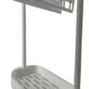 Doll Accessories Set with Plastic Drying Rack Holder Stand Disaplay with 5 Hangers, with Drainboard for labubu for Cotton Dolls