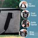 CleverMade Tahoe Collapsible Cooler Bag Large Portable Cooler Bag for Travel, Foldable Insulated Cooler for Beach, Picnic & Tailgating, Holds Up to 50 Cans, Leakproof Soft Carry Cooler