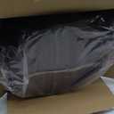 Cesun 1.2 Gallons Small Brown Trash Can, Bathroom Garbage Can with Lid and Foot Pedal, Mini Round Wastebasket for Bathroom, Bedroom, Office, 4.5 Liters / 1.2 Gallons, Brown