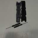 2 Pack Waterproof Bands Compatible with Amazfit T-Rex Pro Watch Bands, Soft Silicone Replacement Band for Amazfit T-Rex/T-Rex Pro Smartwatch (Black/Dark Grey)