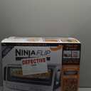 Ninja Air Fryer Toaster Oven Combo | 8-in-1 Functionality | Flip Up & Away for Storage Space | Air Fry Basket, Sheet Pan, Wire Rack & Removable Crumb Tray |1800 Watt | Stainless Steel | SP151