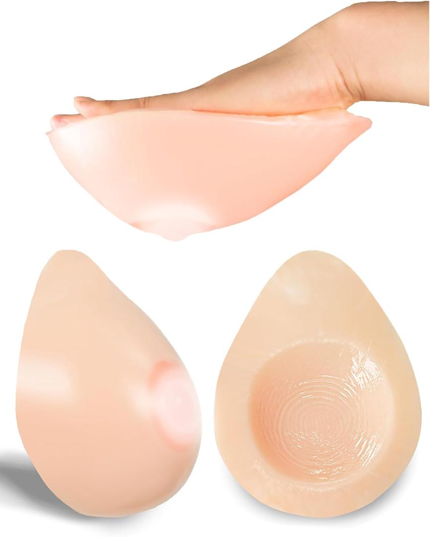 KUMIHO Fake Boobs Silicone Breast Forms for Crossdressers Transgender Cosplay Silicone Breast Female Mastectomy Prosthesis (1 Pair-G Cup-1400g, Nude) KUMIHO Fake Boobs Silicone Breast Forms for Crossdressers Transgender Cosplay Silicone Breast Female Mastectomy Prosthesis (1 Pair-G Cup-1400g, Nude)