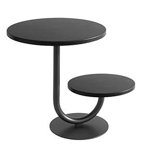 NIANDAIXIU 2 Tier Cake Stand, Metal Cupcake Stand Dessert Display Trays of 10/ 8 Inch, Tall Cake Stand for Wedding, Baby Shower, Home Decor, Throw Events and Parties (Matte Black)