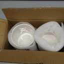 2pcs Sturdy Cutlery Holder White Ceramic With Metal Bracket Robust Silverware Caddy For Countertop - Spoon Holder Silverware Caddy