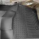 Floor Mats Custom-Fit for Nissan Rogue 2021-2026 | All-Weather Car TPE Mat Set | Front Rear Floor Liners | Automotive Interior Accessories for Protection Not for Sport Models