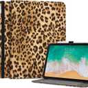 Case for iPad (A16) 11th Generation 11 Inch 2025, Leopard iPad 10th Generation 10.9 Inch 2022, Protective 11th/10th Cover Girls Women with Pencil Holder Free Viewing Stand, Brown Cheetah Print