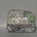 Huquary 4 Pcs St Patricks Day Table Decorations Shamrocks St. Patrick's Day Tiered Tray Decor Irish Clover Blocks Lucky Print for Party Home Desk(Fresh Style)