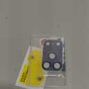 Uyiton Compatible with iPhone 17 Pro Camera Lens Protector - [Not Easy to Break][Strong Adsorption][Case-Friendly] Metal Tempered Glass Rear Camera Screen Cover - Deep Blue