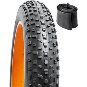 YUNSCM 26" Mountain Fat Bike Tire 26x4.0/100-559 Compatible with Mountain E-Bike 26 x 4 26 x 4.0 E-Bike Bicycle Tire